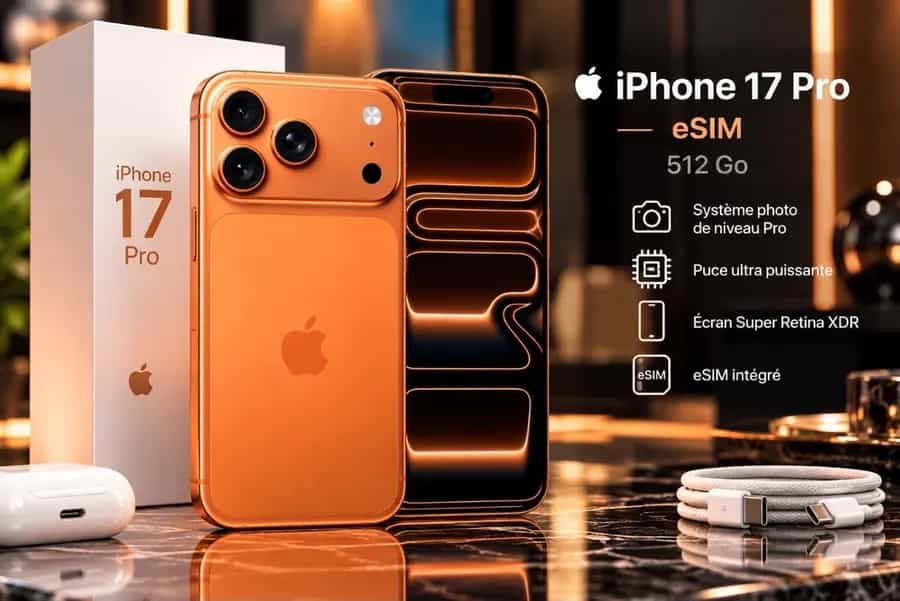 iPhone 17 Pro – 512 Go (eSIM)