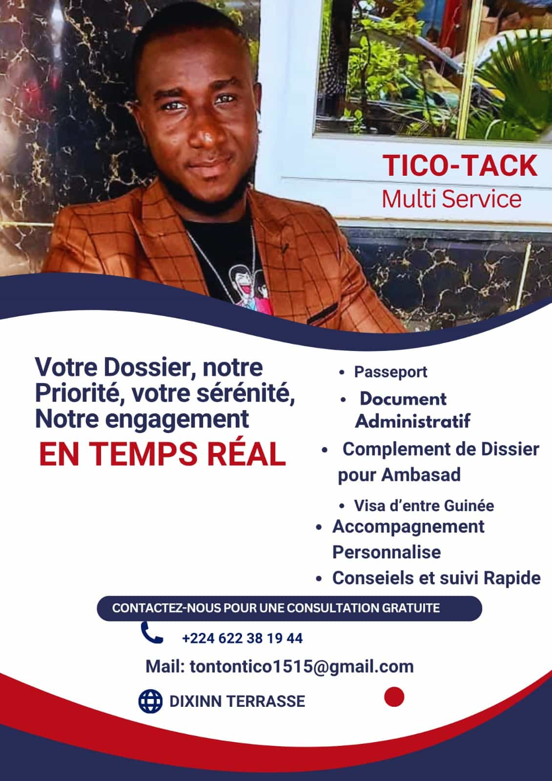 Votre Dossier, notre Priorité, votre sérénité, Notre engagement EN TEMPS RÉAL