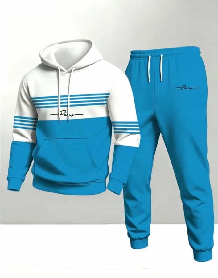 Ensemble sweat-shirt à capuche tendance 