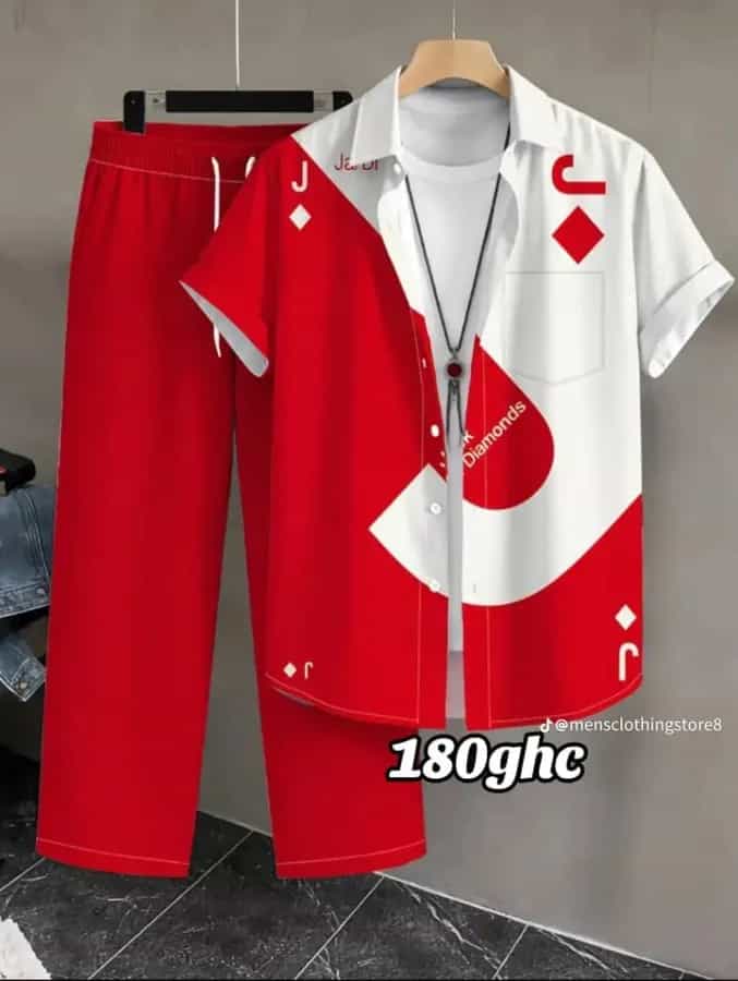 Ensemble Chemise avec pantalon orange