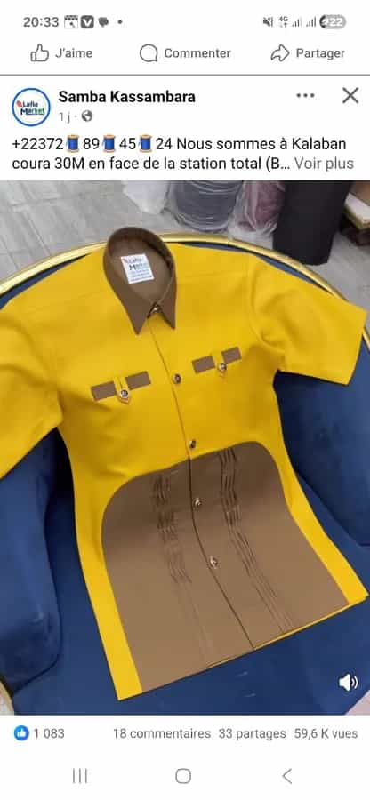 Vous pouviez faire vos commande aussi