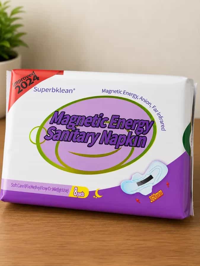 Serviettes Hygiéniques Magnétiques Superbklean