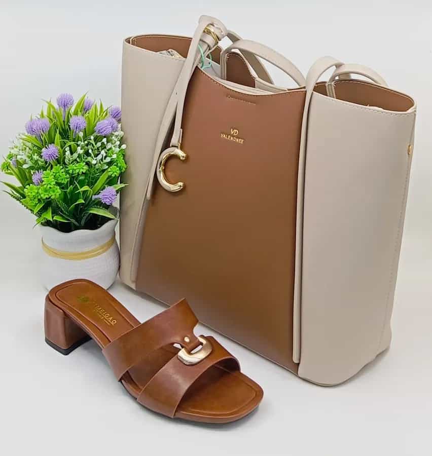 Sac à main et Chaussures doré prestige