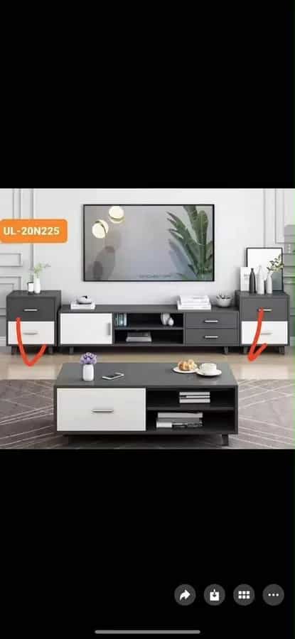 Table et armoire 