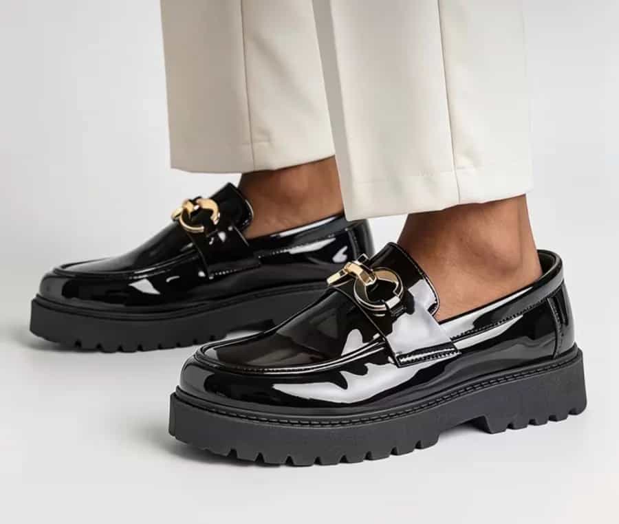 Mocassin Original verni à finition brillante pour homme