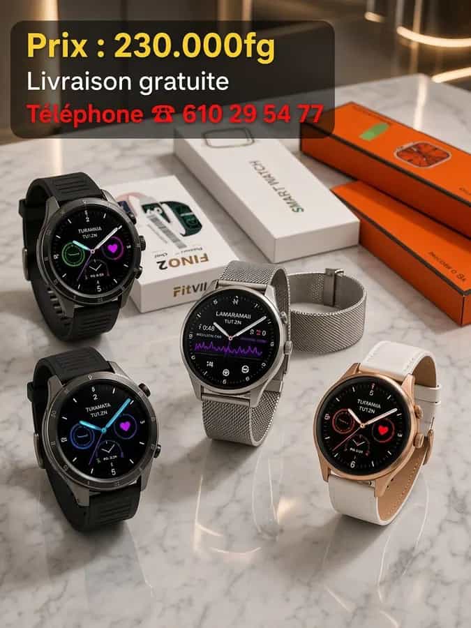 Montres intelligente en provenance du Canada 