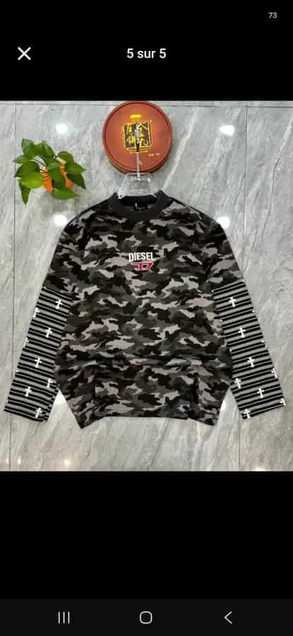 Chemise manches longues