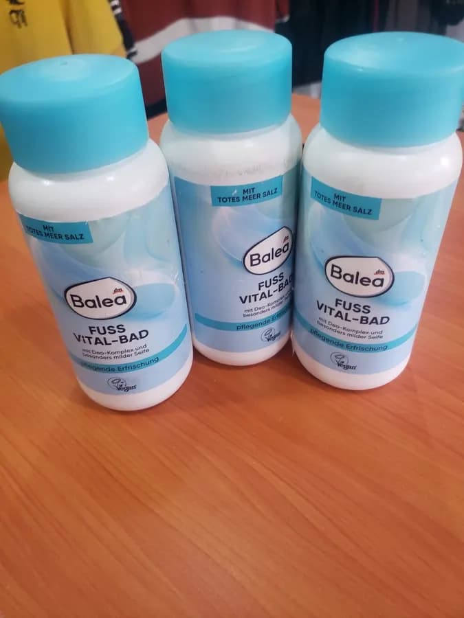 Balea Fuss Vital-Bad – Soin pour les pieds au sel de mer