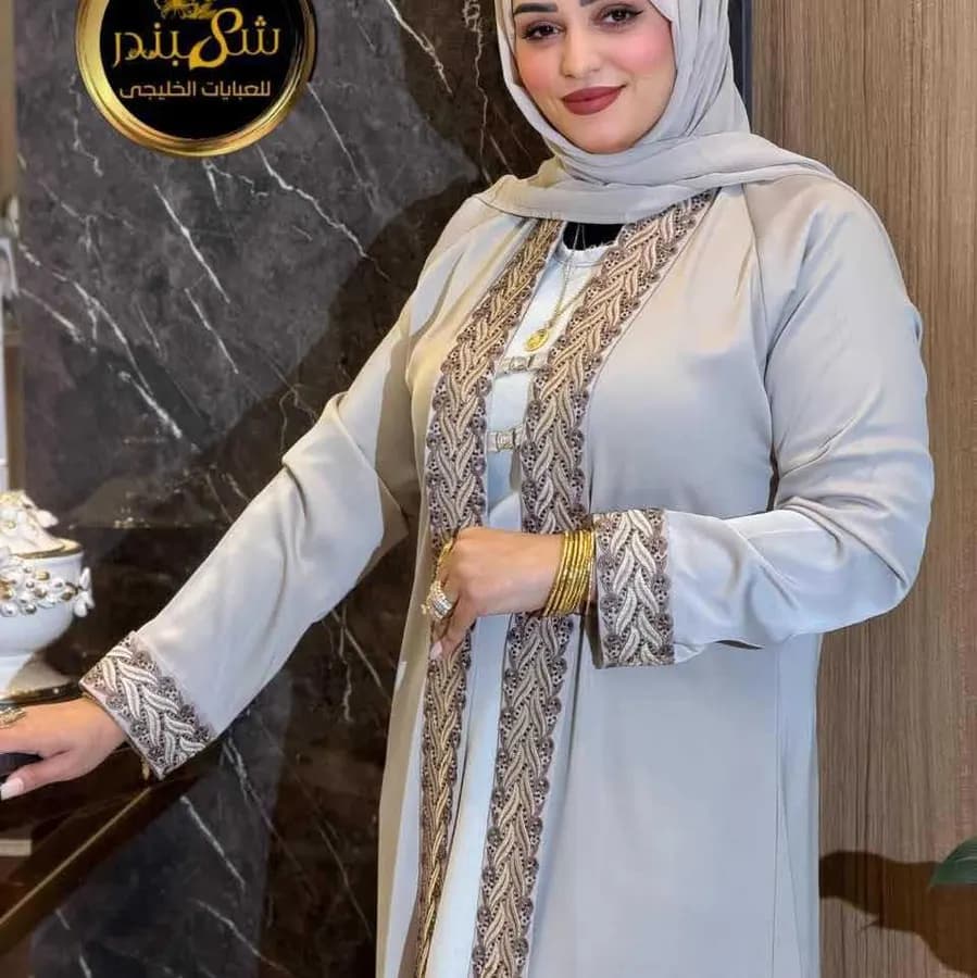 Abayas de soirée broderies florales
