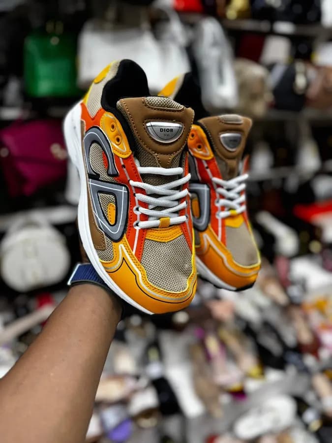 Sneakers style Dior B30 multicolores