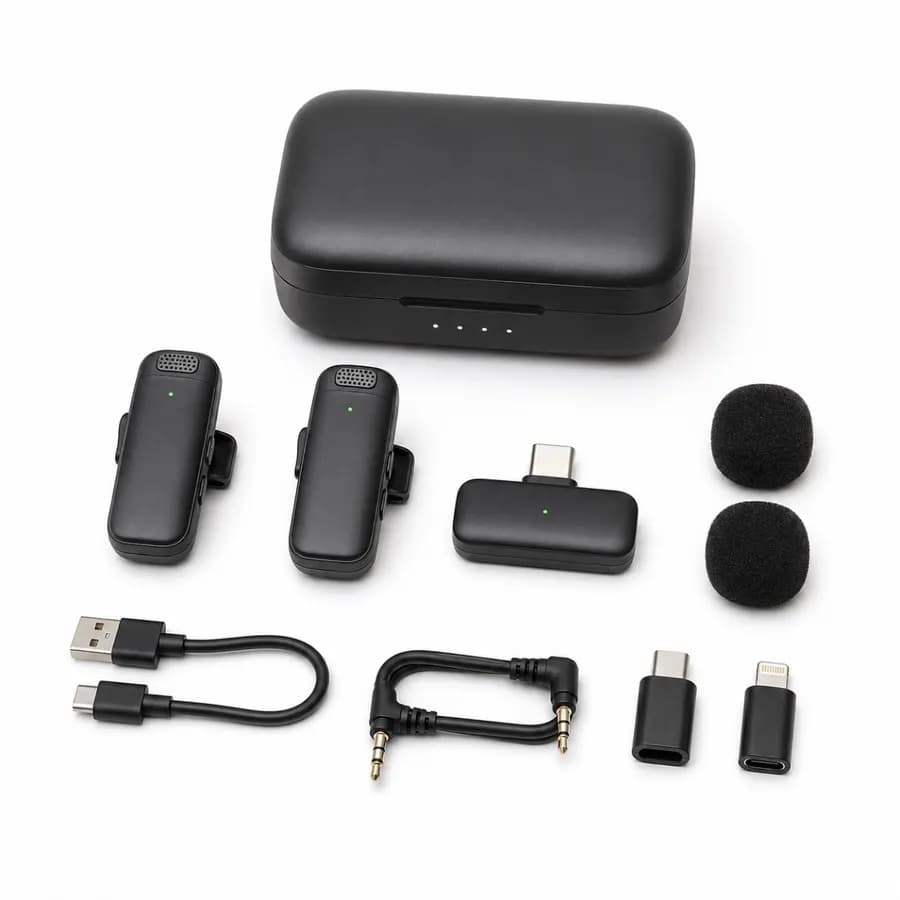 Kit de microphones cravate sans fil