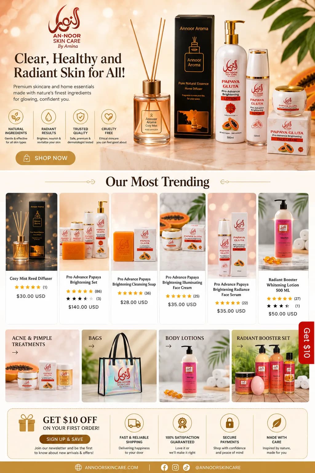 AN•NOOR SKINCARE NATURAL
