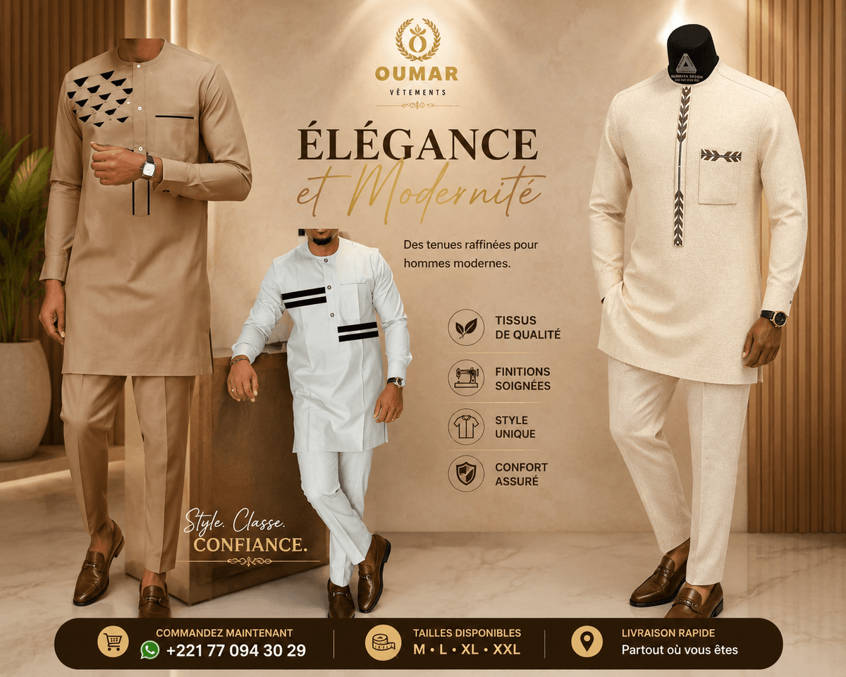✨ Collection Homme Élégance & Modernité