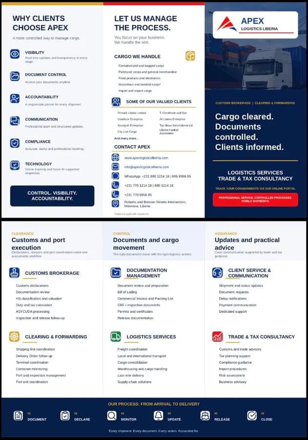 Shipping, Freight & Logistics