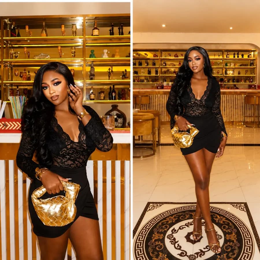 Robe Courte en Dentelle