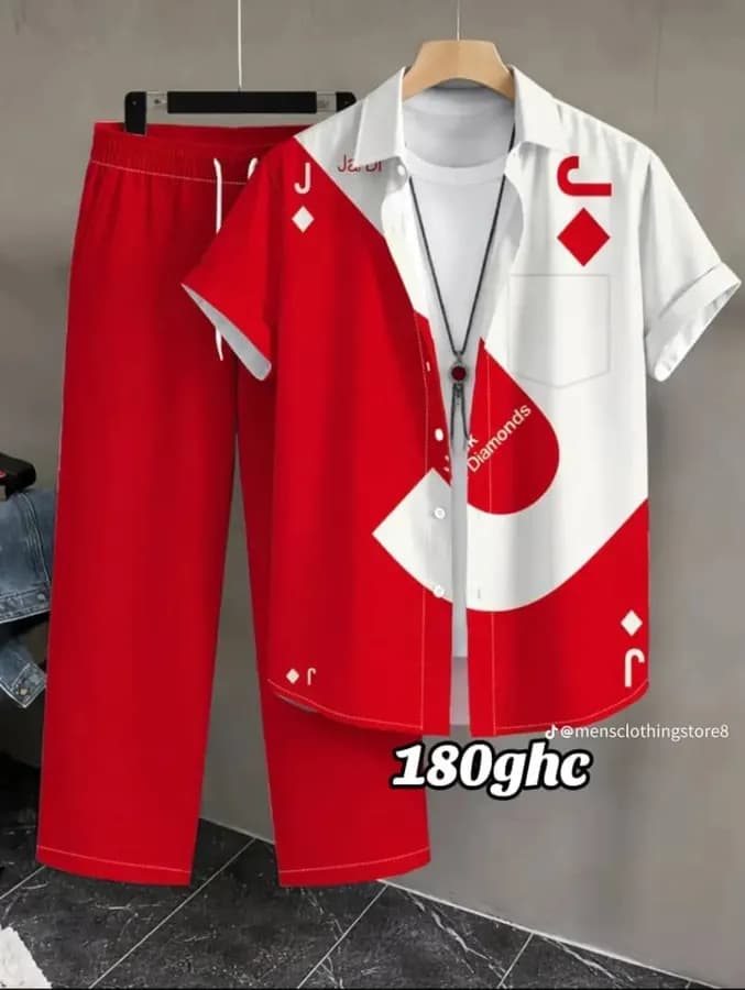 Ensemble Chemise avec pantalon orange
