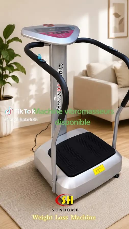 Plateforme Vibrante de Fitness – Machine de Massage et Perte de Poids