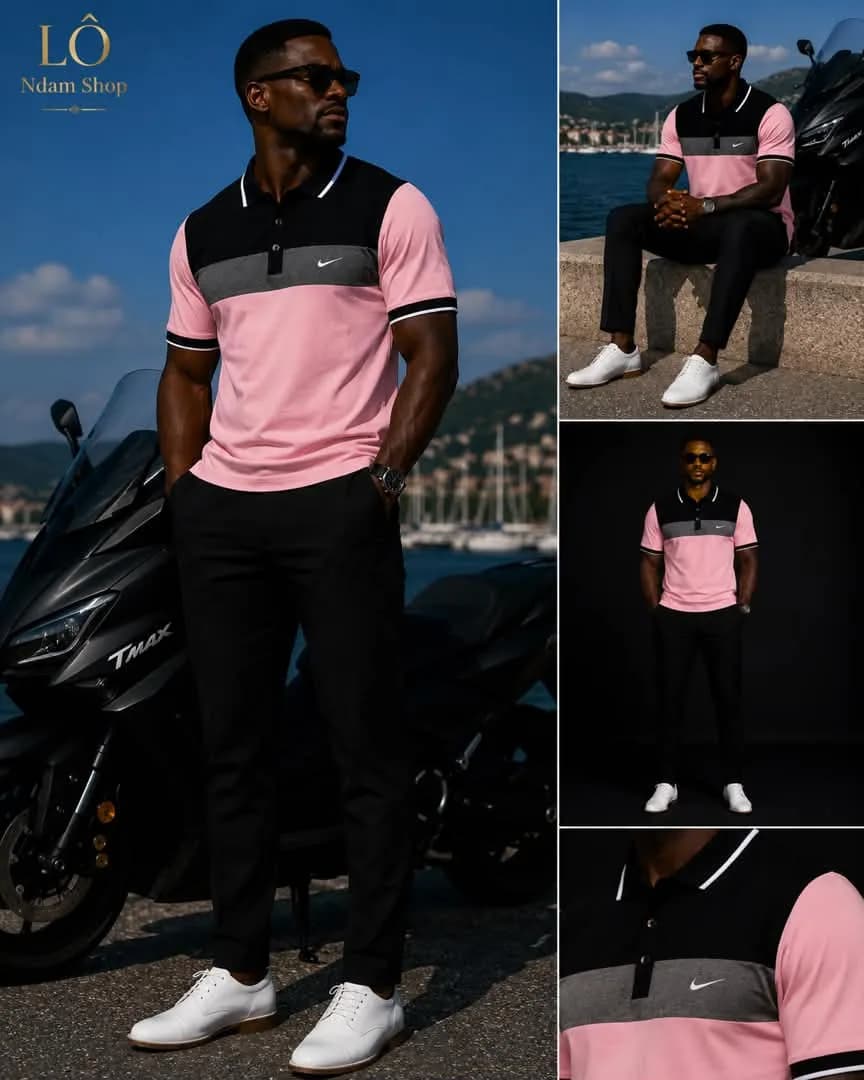 Ensemble homme chemise classique lacoste 