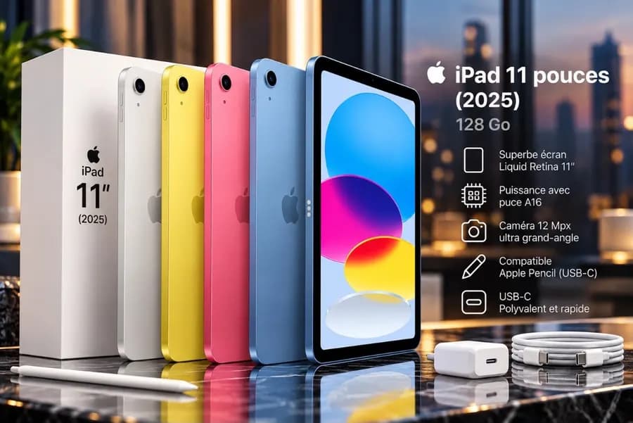 iPad 11 pouces (2025) – 128 Go
