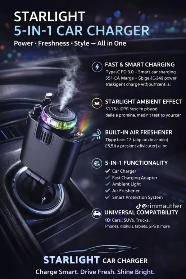 Le charger diffuser et lumière 
