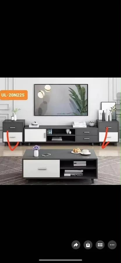 Table et armoire 