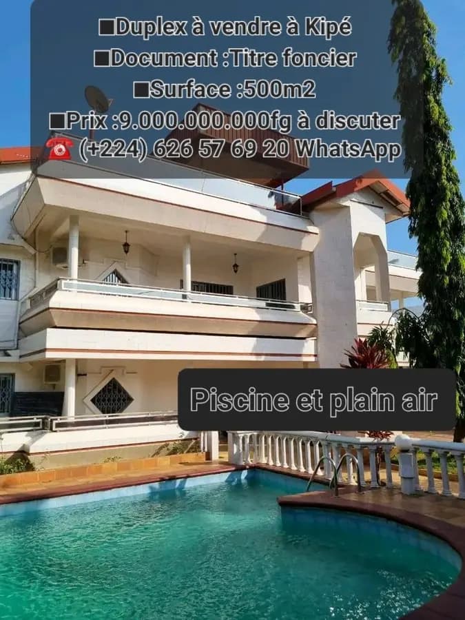 VENTE DES MAISONS À Kipé 