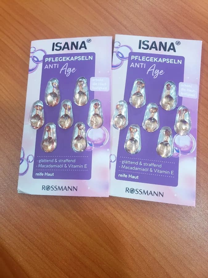 ISANA Capsules Soin Anti-Âge – Macadamia & Vitamine E