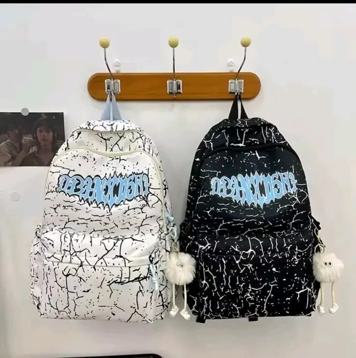 Sac à Dos Style Chrome Hearts - Croix Multicolores - Unisexe