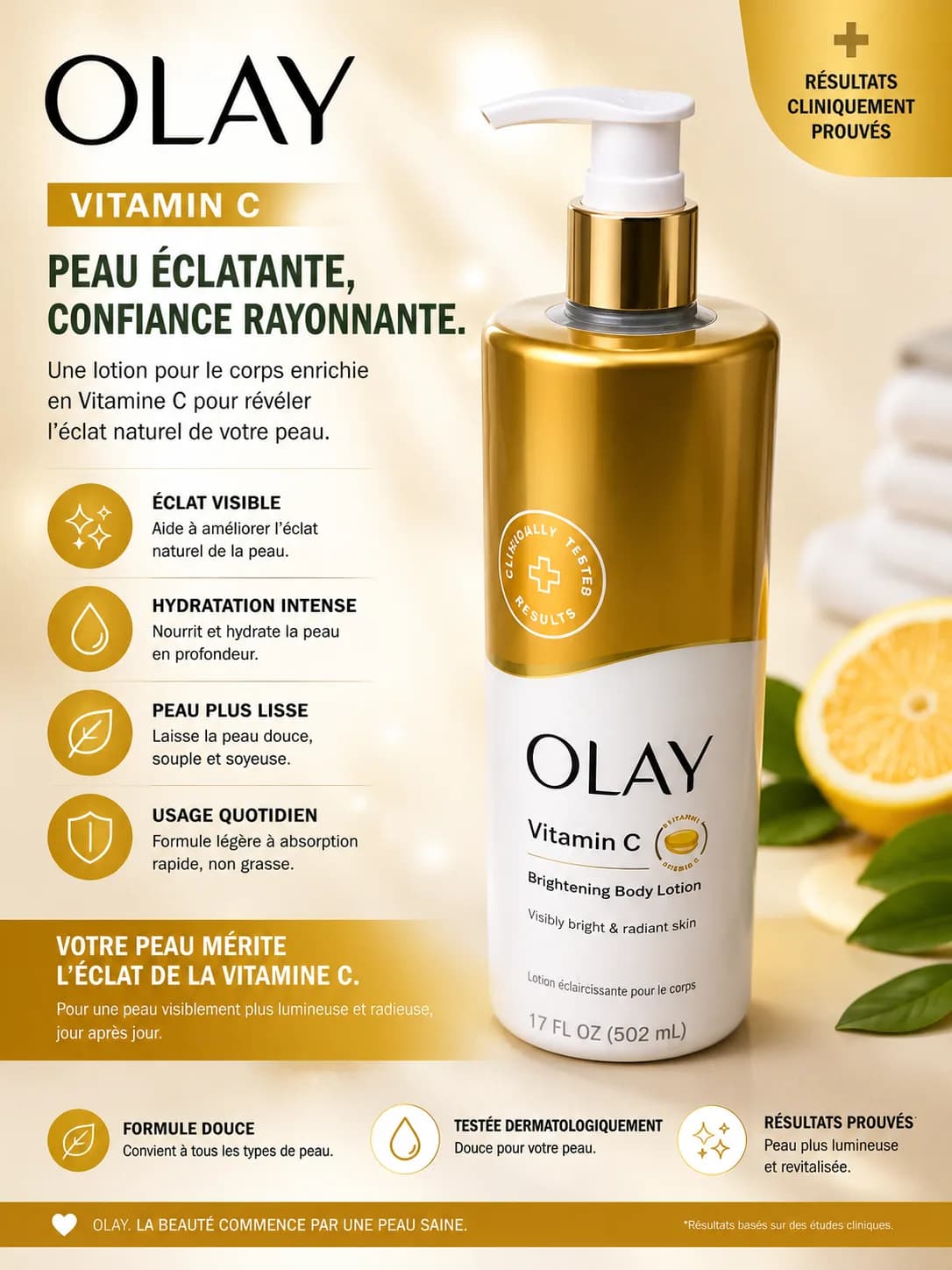 LAIT OLAY 