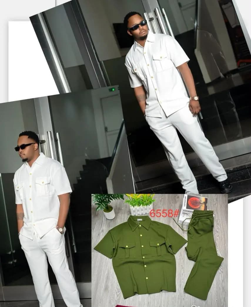 Ensemble chemise classique et ensemble lacoste 