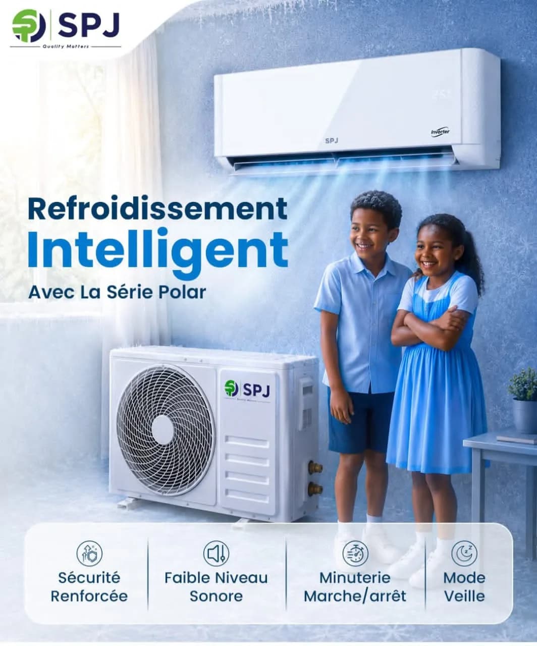Climatiseur SPJ 9000 BTU 