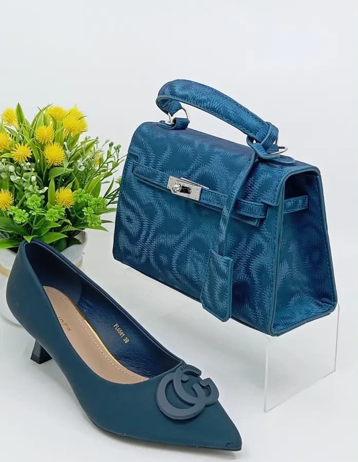 Ensemble sac à main et Escarpins pour femme 