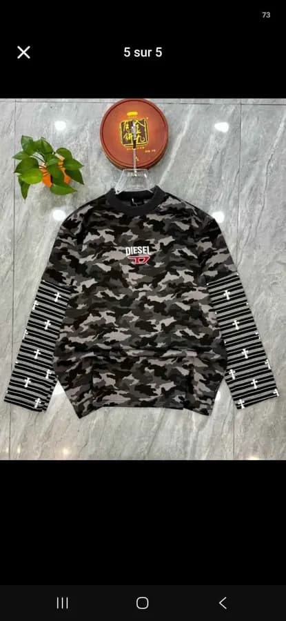 Chemise manches longues