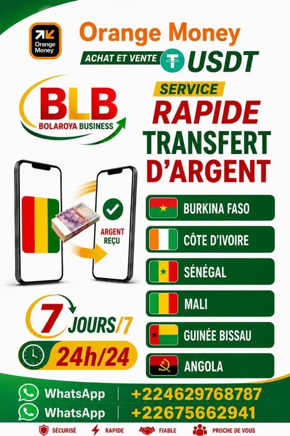 Transfert d'argent internationale