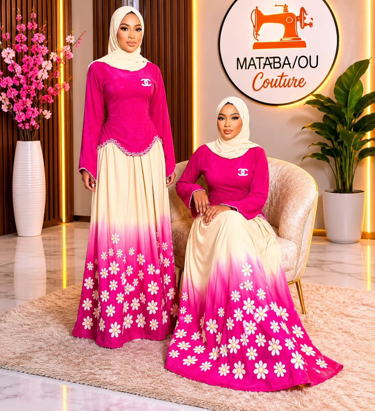 Robe longue modeste