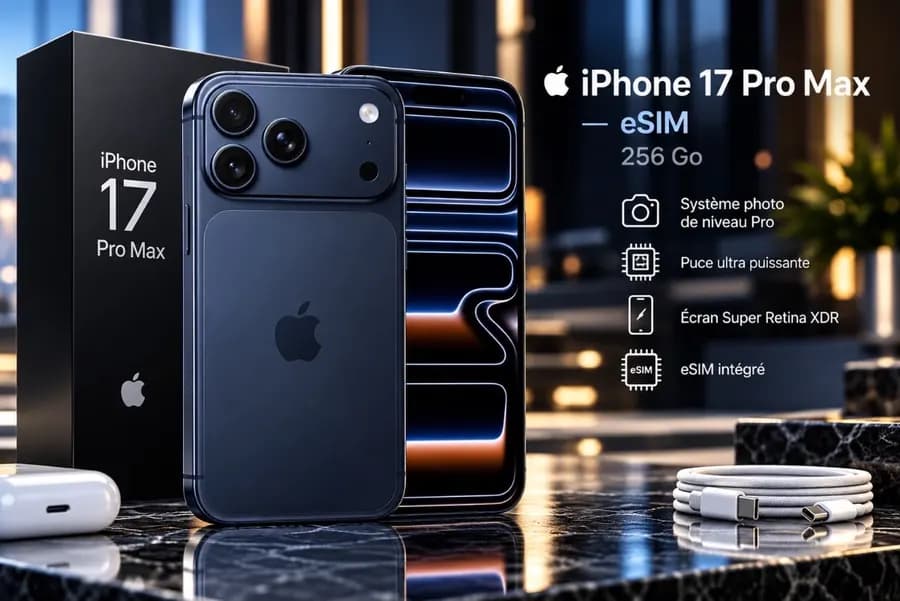 iPhone 17 Pro Max – 256 Go (eSIM)
