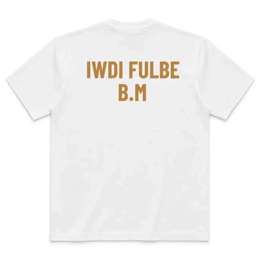 T-shirt in cotone col marchio IWDI FULƁE